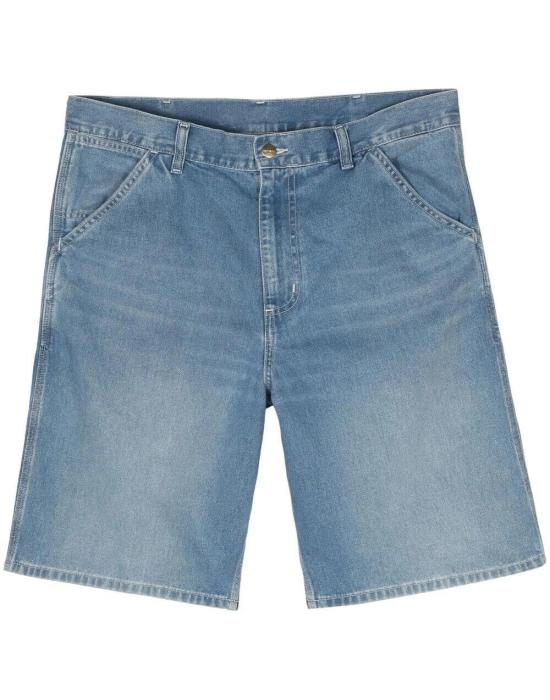  칼하트 WIP 심플 쇼츠 데님 I033333 01ZO BLUE LIGHT TRUE WASHED DOM