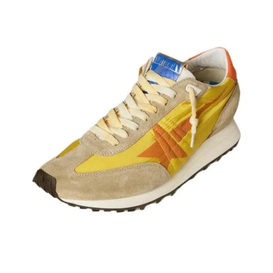 26SS 골든구스 MARATHON 마라톤 러닝 스니커즈 GMF00683 F005462 82542 YELLOW GREY ORANGE DOM - GOLDEN GOOSE