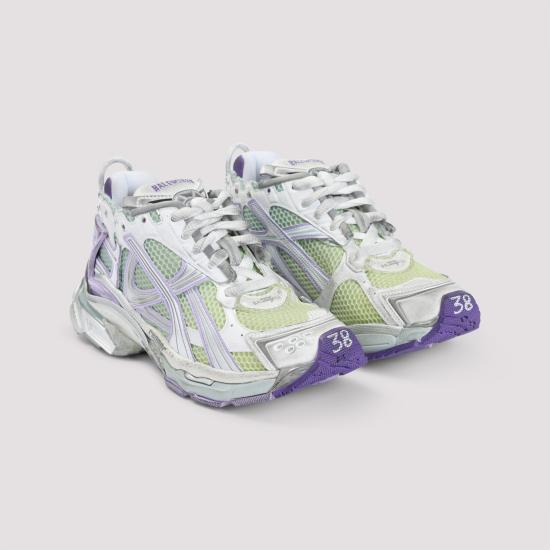 26SS 발렌시아가 러너 스니커즈 772767 WRNGM 9157 WHITE GRY PURPLE - BALENCIAGA