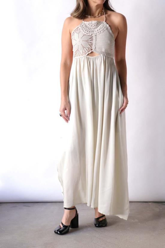  코데라 롱 원피스 Cordera 핸드메이드 크로셰 드레스 Hielo