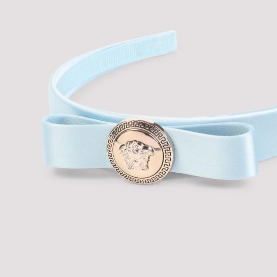 26SS 베르사체 헤어 액세서리 1014906 1A16336 1VH40 PASTEL BLUE PALLADIO - VERSACE