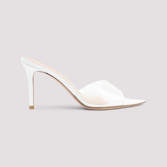 26SS 지안비토로시 뮬/슬리퍼 G1105085RIC GSV BIBI WHITE WHITE - GIANVITO ROSSI