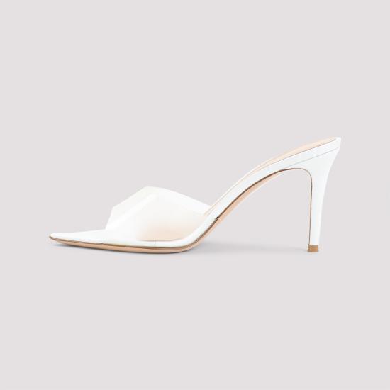 26SS 지안비토로시 뮬/슬리퍼 G1105085RIC GSV BIBI WHITE WHITE - GIANVITO ROSSI