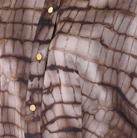 26SS 엘리자베타프랜치 셔츠 CA13161E2 644 Brown - ELISABETTA FRANCHI