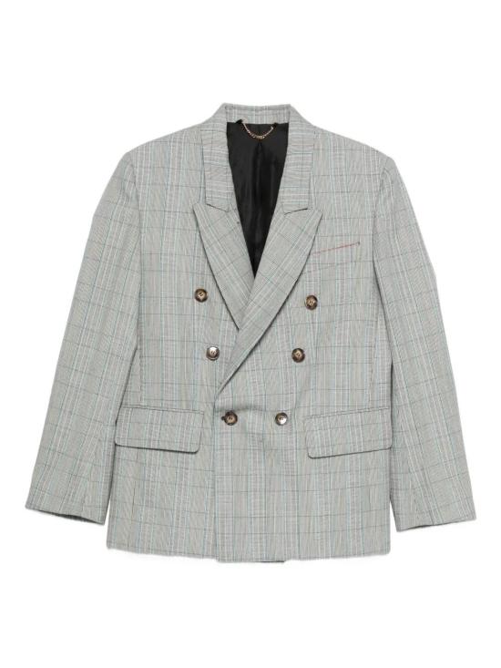 26SS 빅토리아 베컴 수트 자켓 1126WJK006911B 9640 BLUE GREY MULTI