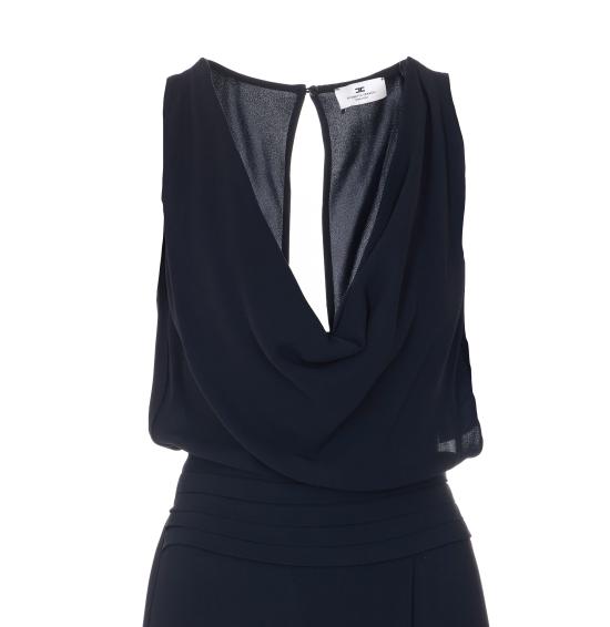 26SS 엘리자베타프랜치 미디 원피스 AB88461E2 110 Black - ELISABETTA FRANCHI