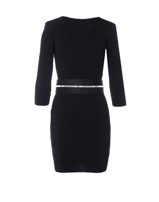 26SS 엘리자베타프랜치 미디 원피스 AM01S61E2 685 Black - ELISABETTA FRANCHI