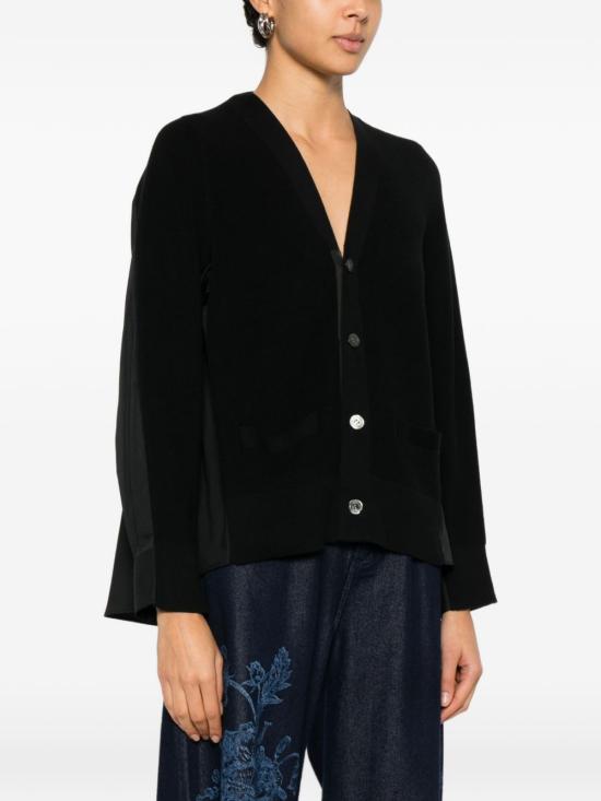 26SS 사카이 가디건 SCW 332 002 Black - SACAI