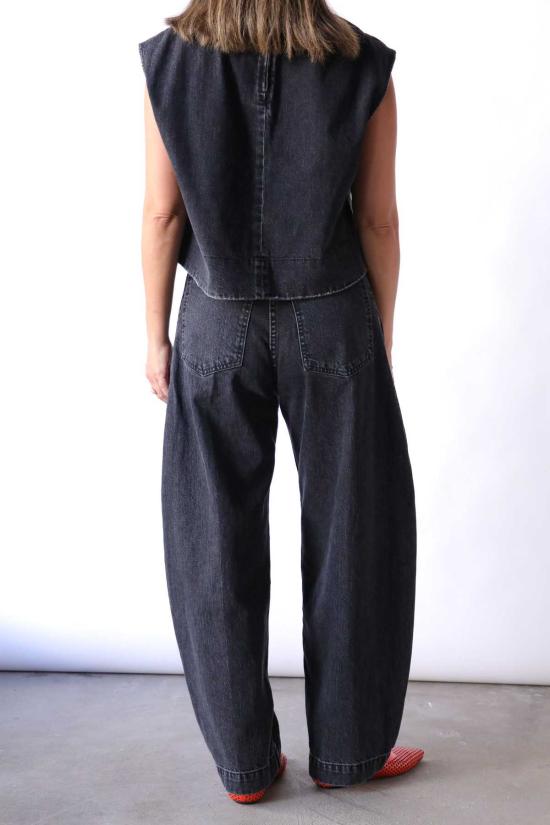  레이첼 코미 민소매 티셔츠 올라  블랙 - RACHEL COMEY