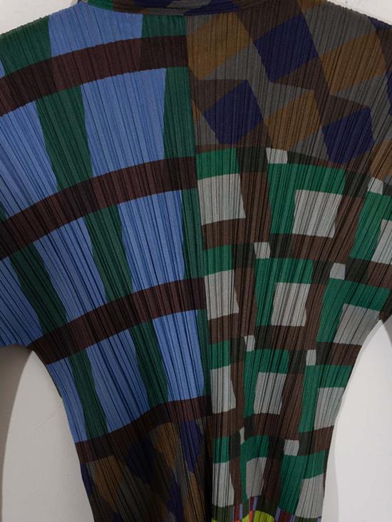  이세이 미야케 긴팔 티셔츠 하모니 셔츠 블루 - ISSEY MIYAKE