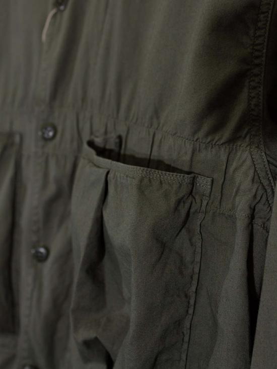  캐피탈 패딩 남녀공용  브로드 클로스 아노락 셔츠 카키 - KAPITAL