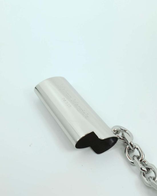  마르지엘라 네크리스 메종  메탈 스몰 라이터 케이스 참 - MAISON MARGIELA