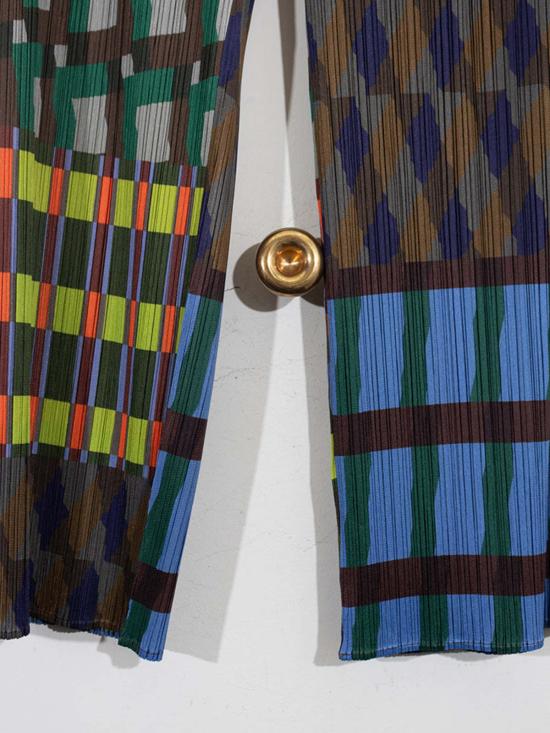  이세이 미야케 스트레이트 팬츠 팬츠 블루 - ISSEY MIYAKE