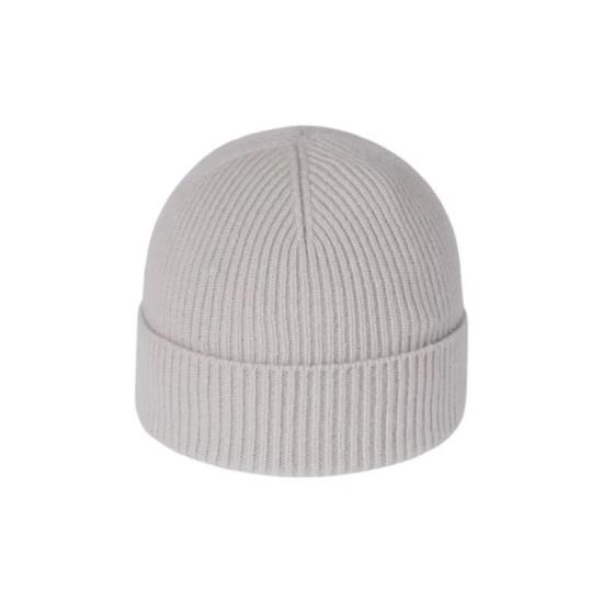  구찌 캐시미어 패치 비니 834190 3GAC0 1200 LIGHT GREY DOM - GUCCI