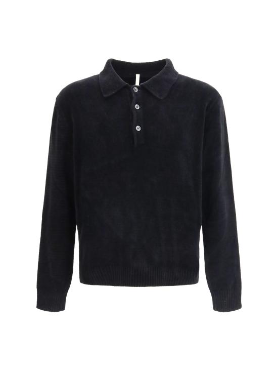 26SS 선플라워 폴로 티셔츠 3078 999 BLACK