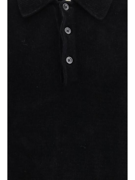 26SS 선플라워 폴로 티셔츠 3078 999 BLACK - SUNFLOWER