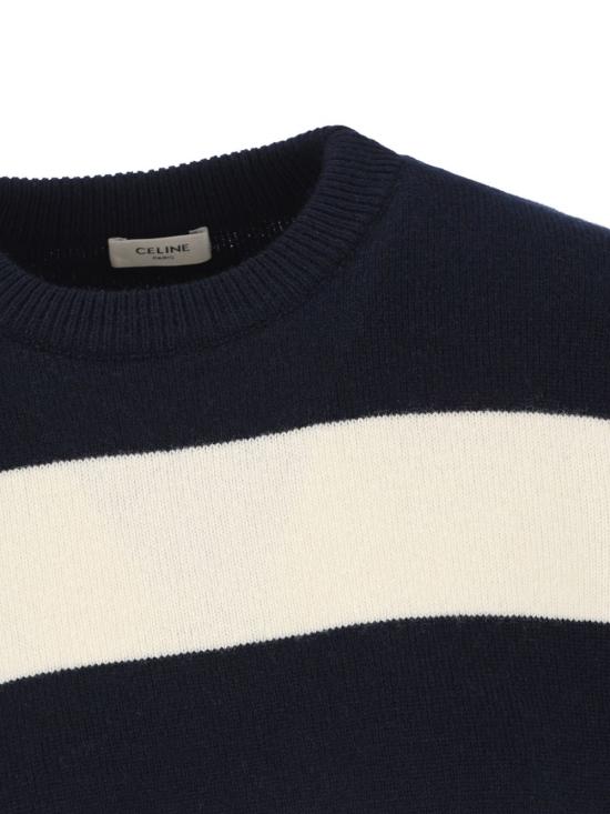 26SS 셀린느 울 캐시미어 크루넥 스웨터 RY0RL 2I93GHM4 Blue - CELINE