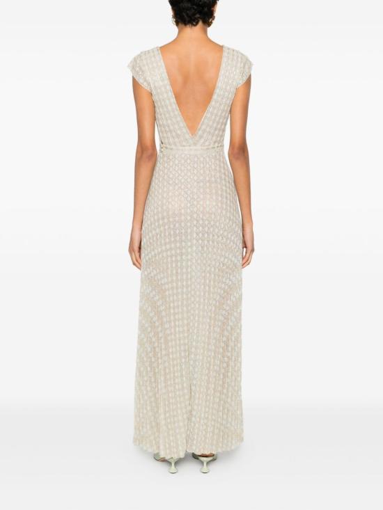 26SS 포르테포르테 롱 원피스 14598 MYDRESSLATTEMENTA Ivory - FORTE FORTE