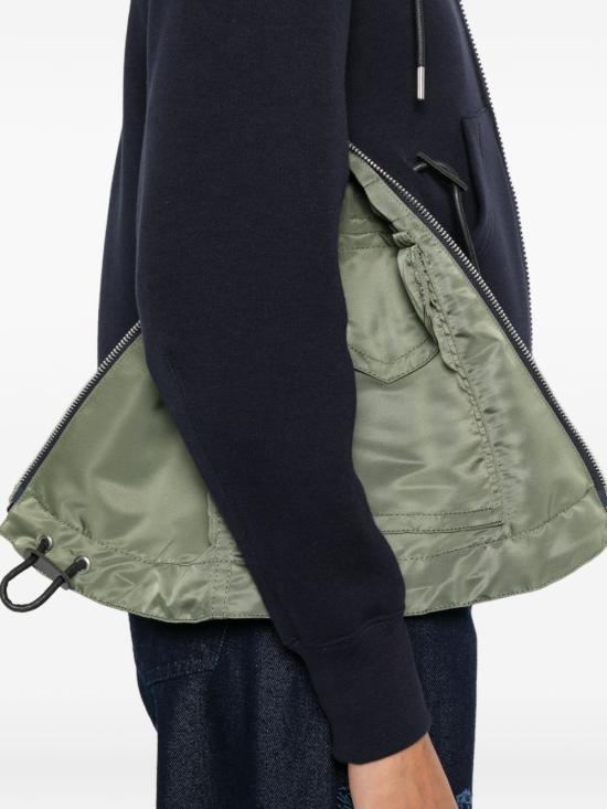 26SS 사카이 후드 티셔츠 SCW 343 212 Kaki - SACAI