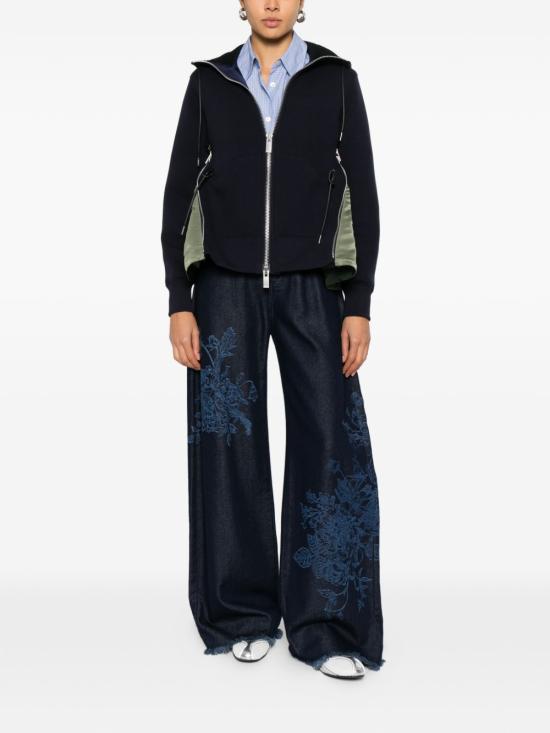 26SS 사카이 후드 티셔츠 SCW 343 212 Kaki - SACAI