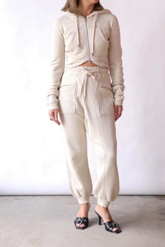  알13 스웨터 R13 랩 어라운드 후디 - R13