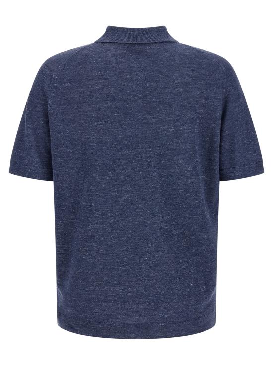 26SS 브루넬로 쿠치넬리 린넨 코튼 니트 폴로 셔츠 M2L00315C7860 - BRUNELLO CUCINELLI