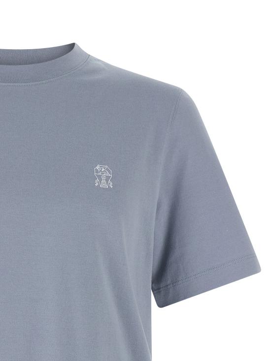 26SS 브루넬로 쿠치넬리 코튼 저지 크루넥 티셔츠 M0B138440CKL13 - BRUNELLO CUCINELLI