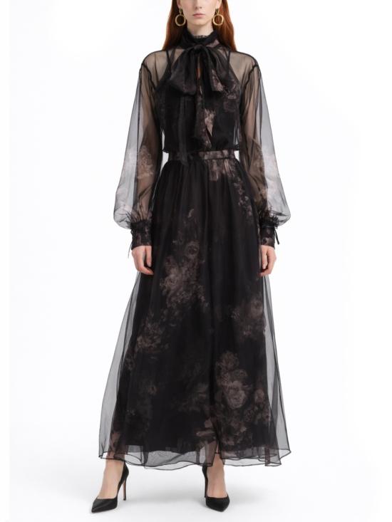 25FW 짐머만 블라우스 5353TF251 GSFLT BLACK - ZIMMERMANN