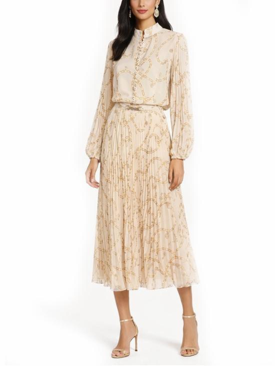 25FW 짐머만 롱 스커트 4549SF25R CCHM IVORY - ZIMMERMANN