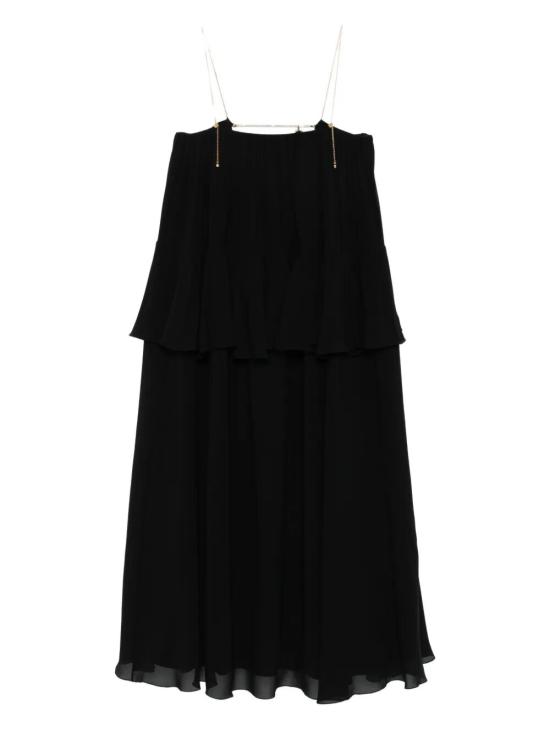 26SS 끌로에 롱 원피스 CH26SRO03002 001 BLACK