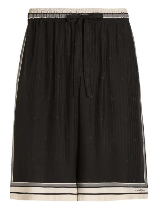 26SS 돌체앤가바나 숏팬츠 GV5MATHI11THN5WH RIGHE F NERO