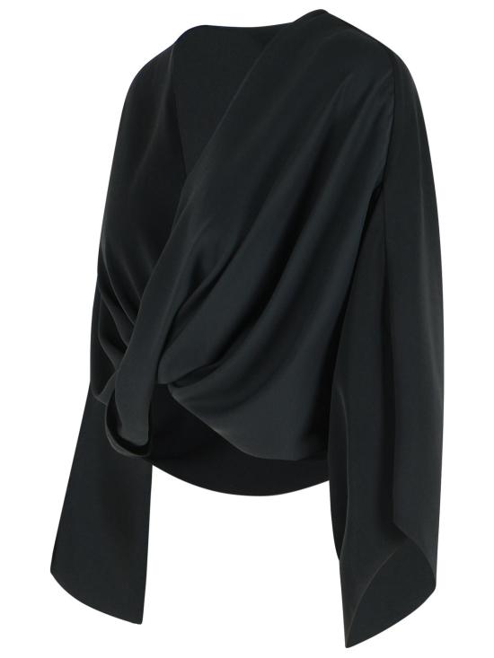 26SS MM6 메종마르지엘라 블라우스 S52NH0039 S43455900 Black - MM6 MAISON MARGIELA