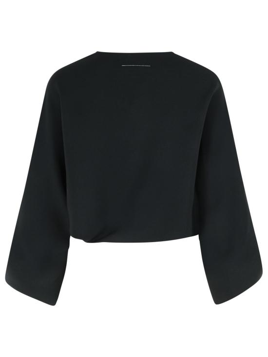 26SS MM6 메종마르지엘라 블라우스 S52NH0039 S43455900 Black - MM6 MAISON MARGIELA