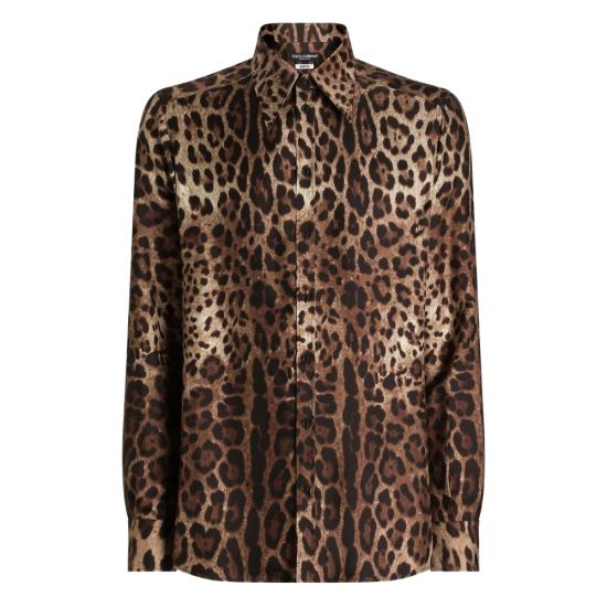 26SS 돌체앤가바나 긴팔 셔츠 G5NP9T IS1B7 HY13M BROWN