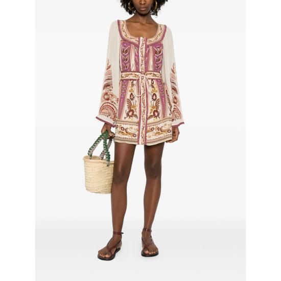 26SS 팜 리오 미디 원피스 344228 26029 NEUTRALS PURPLE - FARM RIO