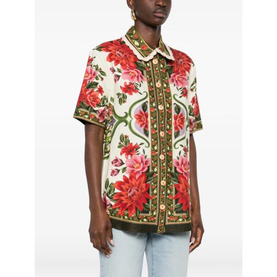 26SS 팜 리오 셔츠 344169 26106 WHITE RED - FARM RIO