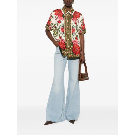 26SS 팜 리오 셔츠 344169 26106 WHITE RED - FARM RIO