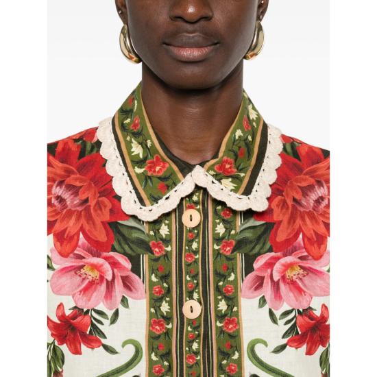 26SS 팜 리오 셔츠 344169 26106 WHITE RED - FARM RIO