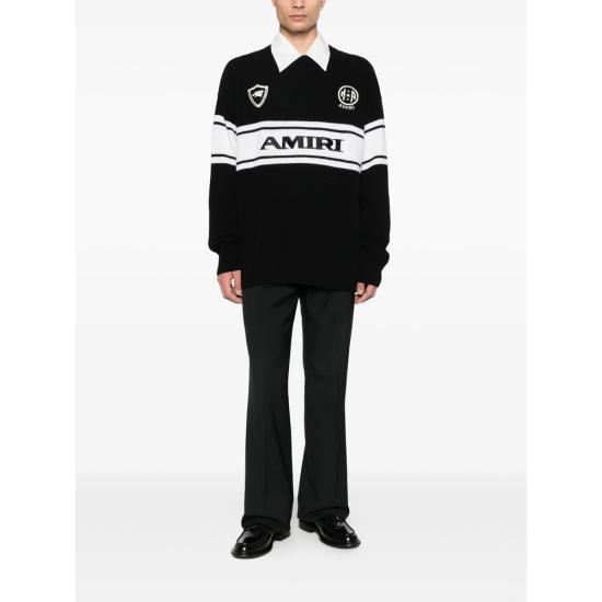 26SS 아미리 스웨터 AMTOKN1005 BLACK BLACK WHITE - AMIRI