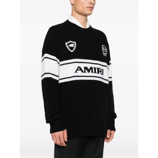 26SS 아미리 스웨터 AMTOKN1005 BLACK BLACK WHITE - AMIRI