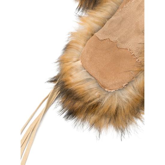 25FW 후 디싸이즈 워 이어플랩 캡 KHAKI TRAPPER TAN BROWN - WHO DECIDES WAR