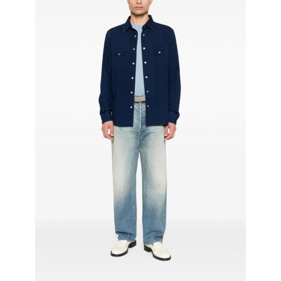 26SS 톰포드 긴팔 셔츠 FMC289 HDS001 UCC BLUE - TOMFORD