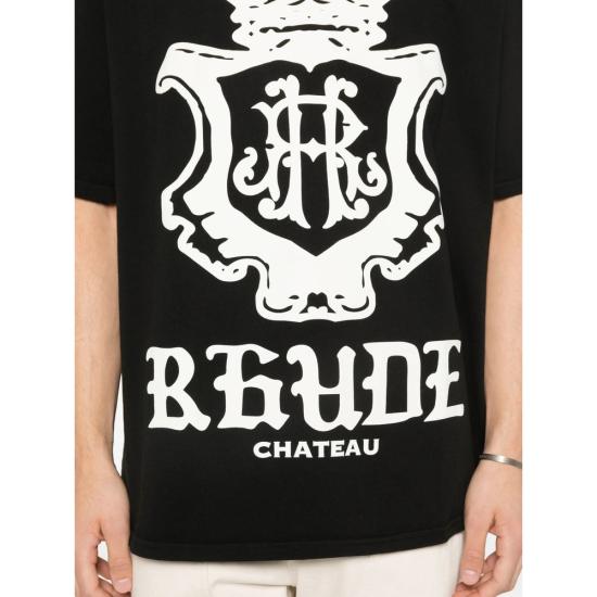 26SS 루드 반팔 티셔츠 RHPS26TT08012 1014 BLACK WHITE - RHUDE