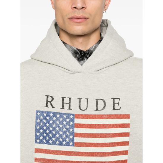 26SS 루드 후드 티셔츠 RHPS26HO01103 3168 GREY - RHUDE