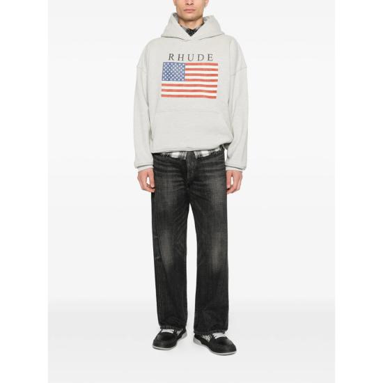 26SS 루드 후드 티셔츠 RHPS26HO01103 3168 GREY - RHUDE