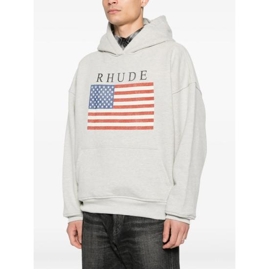 26SS 루드 후드 티셔츠 RHPS26HO01103 3168 GREY - RHUDE