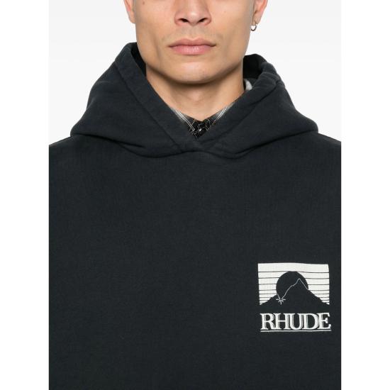 26SS 루드 후드 티셔츠 RHPS26HO03012 3167 BLACK - RHUDE