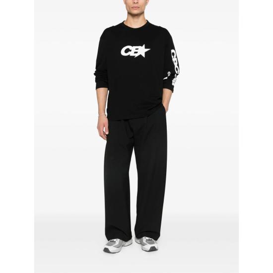 25FW 콜 북스톤 긴팔 티셔츠 CSRL330 000 BLACK WHITE - COLE BUXTON