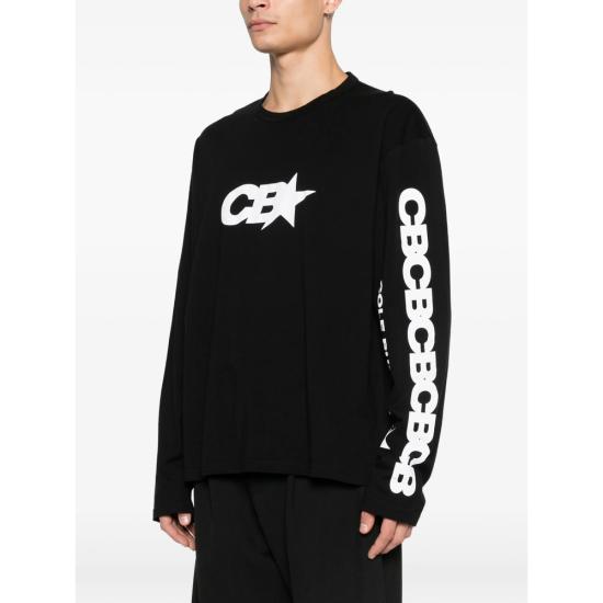 25FW 콜 북스톤 긴팔 티셔츠 CSRL330 000 BLACK WHITE - COLE BUXTON