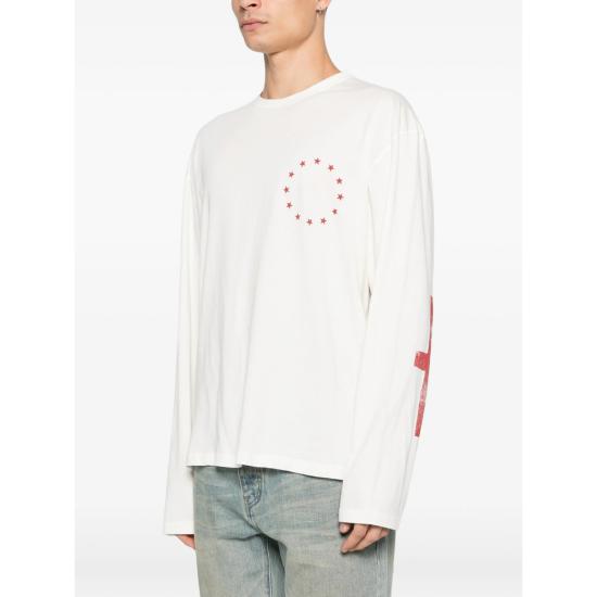 25FW 콜 북스톤 긴팔 티셔츠 MLST330 101 WHITE - COLE BUXTON